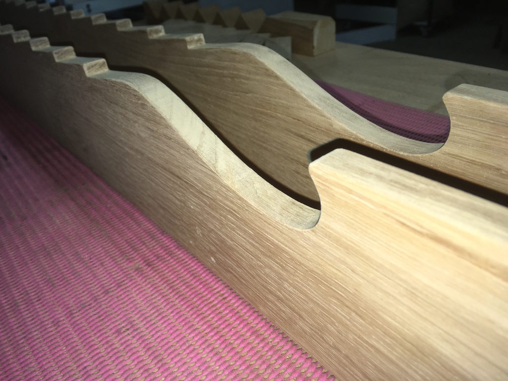 jeu de la meule en bois chêne