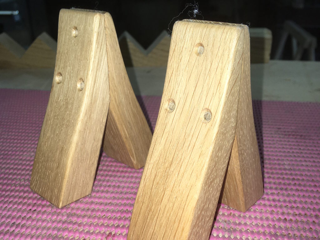 jeu de la meule en bois chêne
