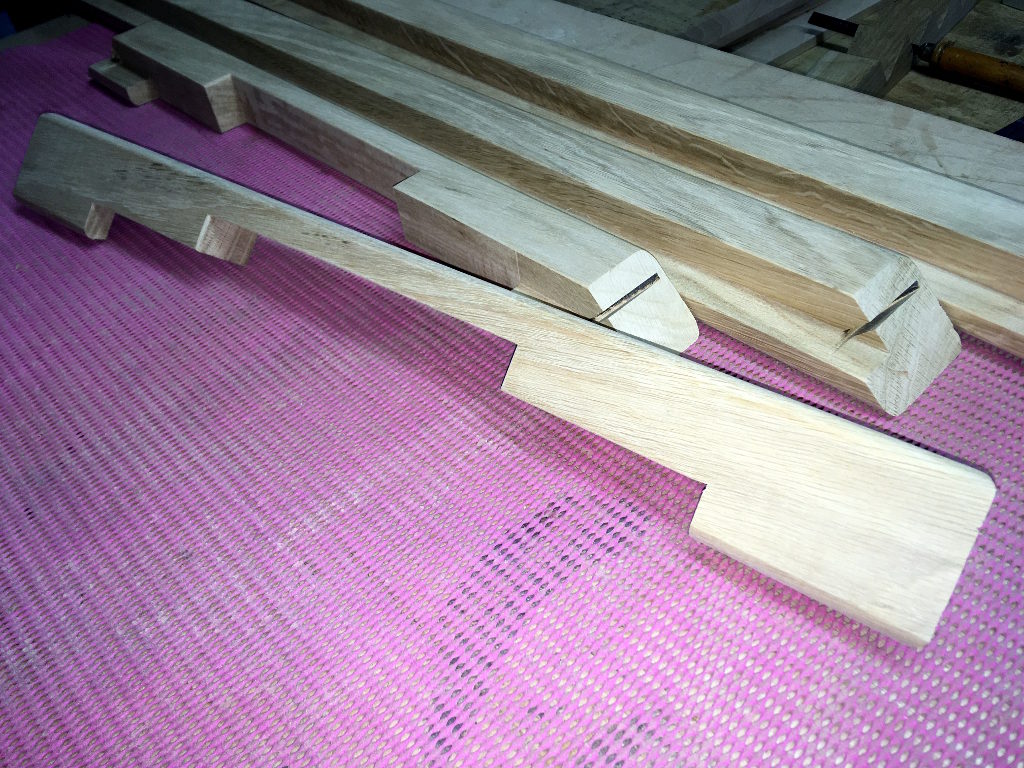 hockey de table en bois chêne
