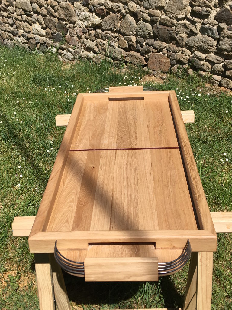 hockey de table en bois chêne maison des jeux clermont ferrand