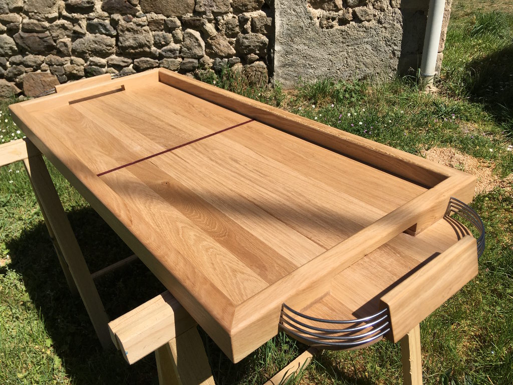 hockey de table en bois chêne maison des jeux clermont ferrand