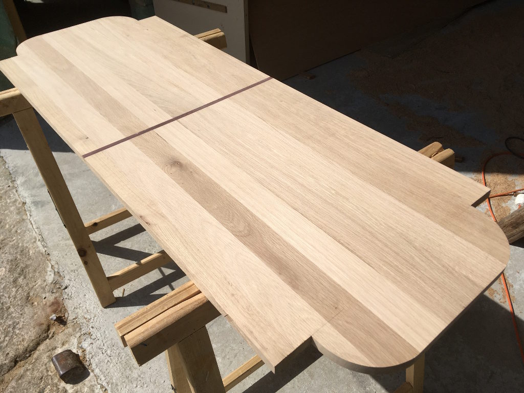 hockey de table en bois chêne