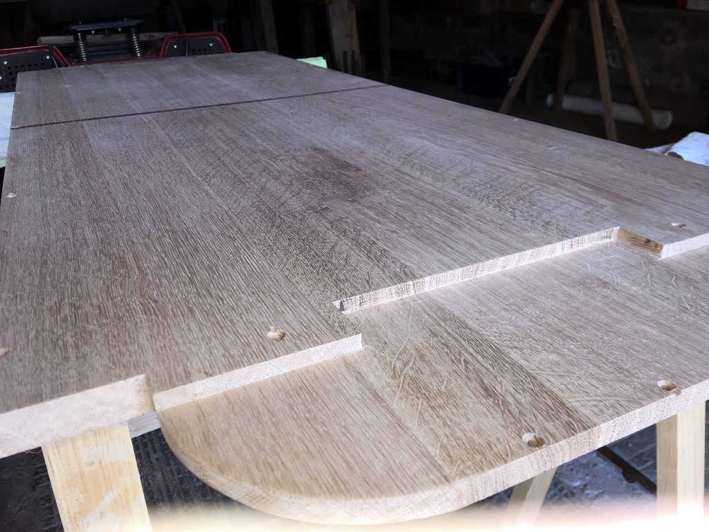 hockey de table en bois chêne
