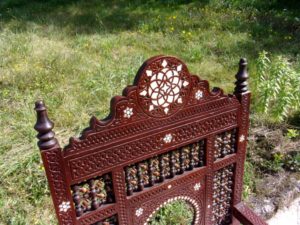 tapisserie garnissage fauteuil syrien